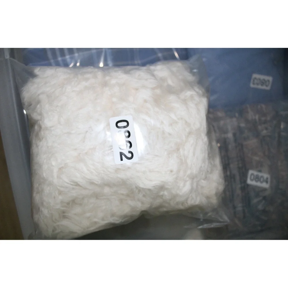 OshKosh B'gosh Girls Ivory Faux Fur‎ Vest 4T Gold Ribbon Tie Cream Shaggy Plush